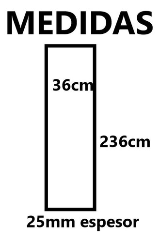 Tablas Mdp De 25mm Mide 236 X 36 Cm