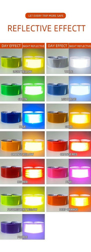 Imagen 2 de 10 de 2 Slap Band Muñequera Tobillo Reflectante De 30cm Bicicleta