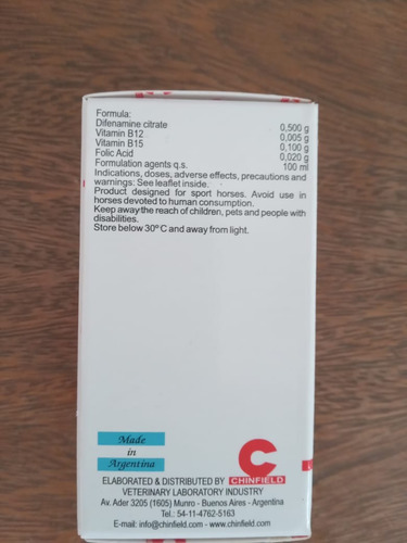 Corretonic Argentino Neuroestimulante Para Cavalos Esportist
