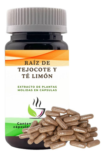 Té De Hierbas Raíz De Tejocote Y Té Limón 65 C4psulas