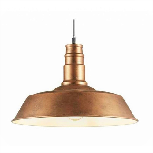 Lampara Vintage Colgante Bronce - Iluminacion Techo Luz