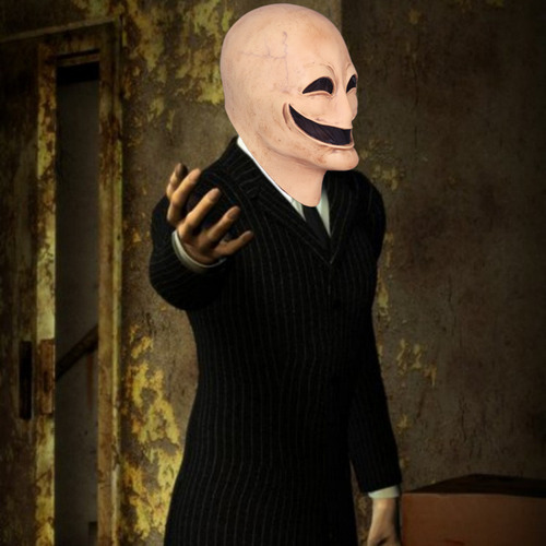 Máscara de terror para hombre sin rostro, color Halloween, máscara de cosplay sin rostro