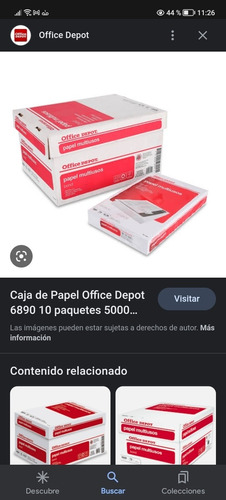 Paquete De Hojas Office Depot 