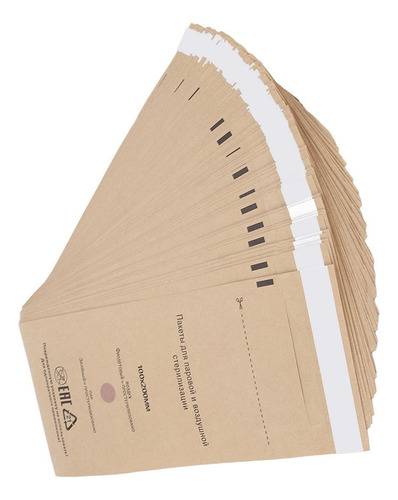 100 Bolsa De Esterilización De Papel, De Desechables