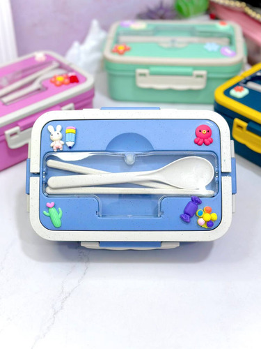 Vianda Fiambrera Lonchera Box Para Microondas