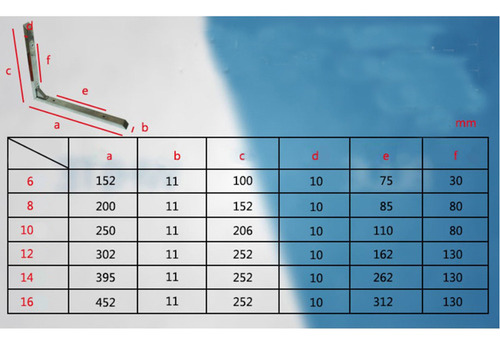L 2 X 10 Pulgadas