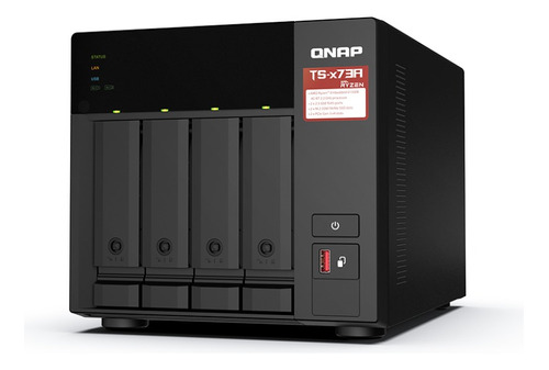 Servidor De Almacenamiento Qnap Ts-473a Amd Ryzen 8gb Ram