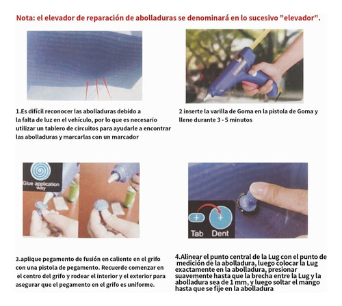 Kit Ventosa Saca Golpes Abolladuras Autos Carros Camionetas