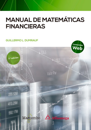 Libro Manual De Matematicas Financieras - Dumrauf,guillermo