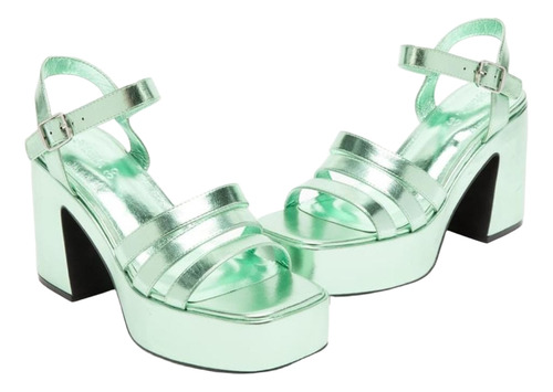 Sandalia Casual Mujer Sybilla Deplat Ve Verde