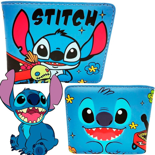 Cartera Stitch Trapos - Lilo & Stitch - Disney - Tipo Piel