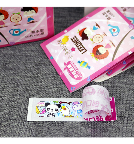 100 Unids Impermeable Transpirable Linda Banda De Dibujos An