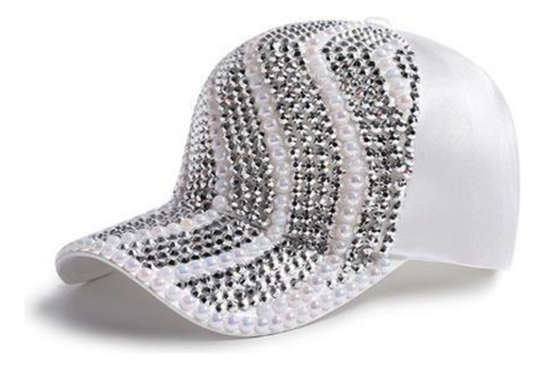 Gorra De Béisbol Con Diamantes De Imitación For Mujer