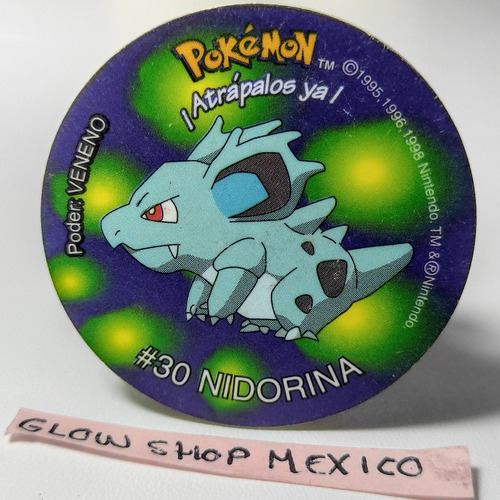 Tazo Pokémon 2 - Nidorina #30 Estética 9.8 Sabritas Mexico