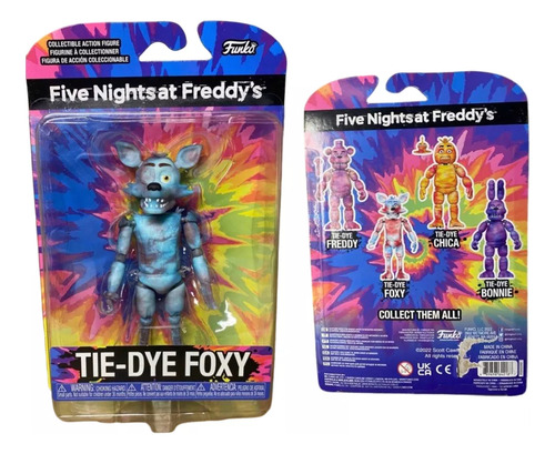Figura De Acción Five Nights At Freddys Fnaf Tie - Dye Foxy