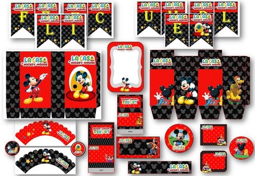 Kit Imprimible La Casa De Mickey Mouse