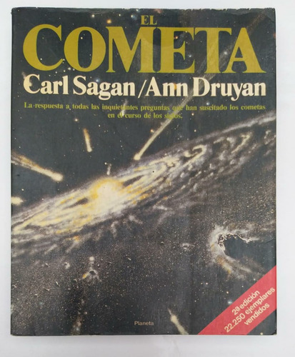Libro El Cometa / Carl Sagan / Ann Druyan / Científico 