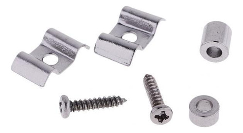 8 X 2 De Retenedores De Cadena De Árbol De Cuerda De Plata