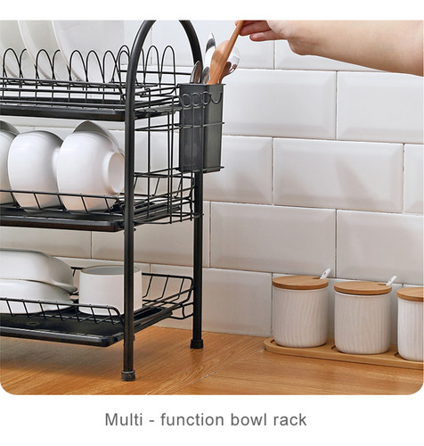 Soporte Para Platos Con Estante Para Platos De Acero Para Se