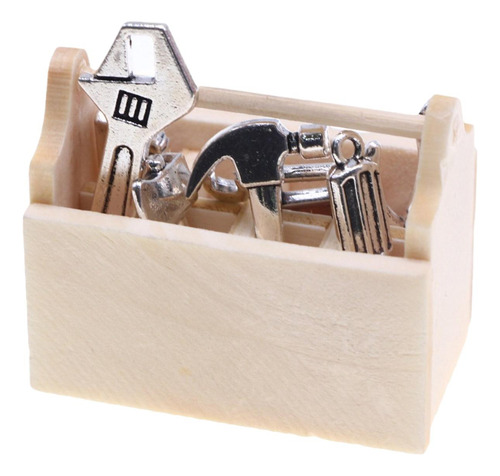 3 Caja De Herramientas Para Casa De Muñecas, Caja De