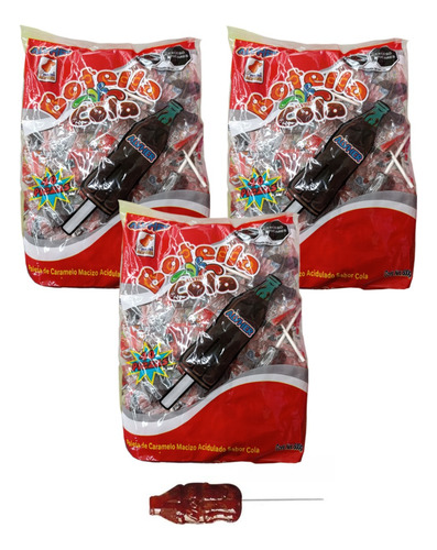 Paleta Botella Refresco Cola 11 Bolsa 40 Pz C/u Total 440 Pz