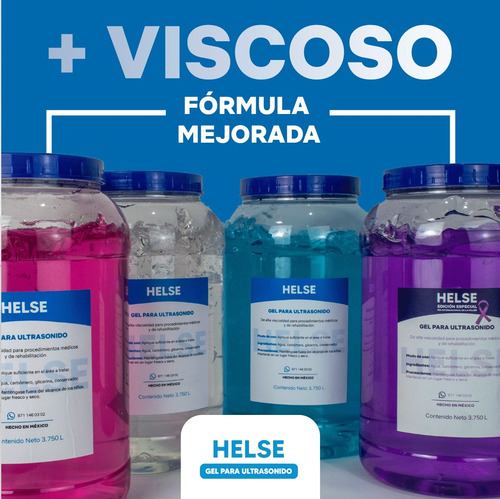 Gel Conductor Fisioterapia Rehabilitación 4lt