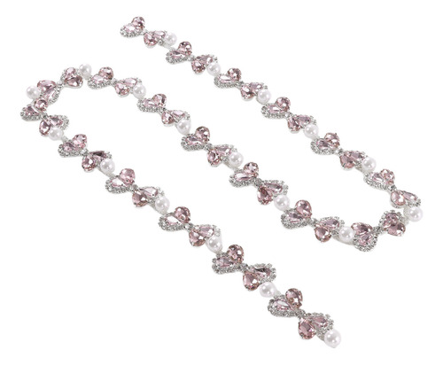 Cadena De Diamantes De Imitación Con Forma De Lazo De 1 Yard