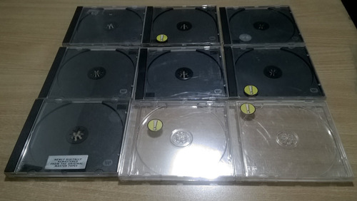 100 Cajas De Cd En Muy Buen Estado. Transparentes (Usado)