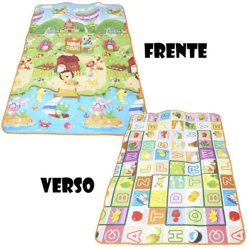 Tapete Infantil Para Recreação Dobrável 1,80×1,20m BWTI1812