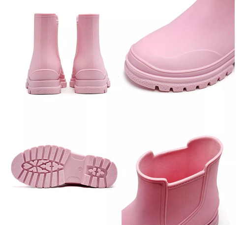 Botas De Mujer Casual Impermeables Lluvia Antideslizante
