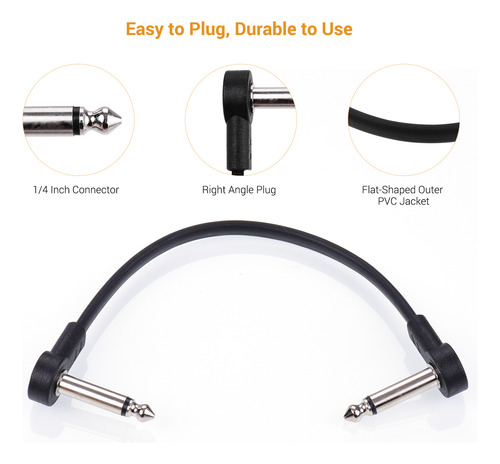 Pedal De Efectos Ggiant Ac-8 Para Guitarra, Parche Plano, 6
