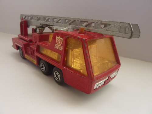 Camion De Bomberos Matchbox K-9 Fire Tender Super Kings 1972 Rojo (Usado)