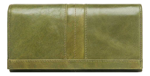 - Carteras De Piel Para Mujer, Retro Cartera Con Bloqueo