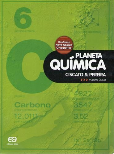 Livro Planeta Química Vol. Único (20 Ciscato, Carlos A.