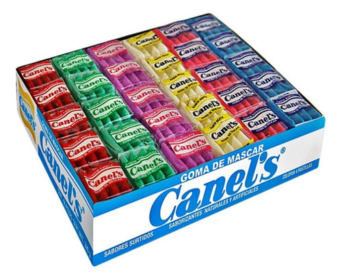 Chicles Canels Surtido Celofan 60 Pz