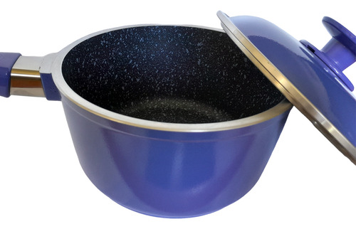 Cacerola Con Mango 18 Cm Tricapa Antiadherente Azul (Usado)