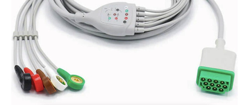 Cable Ecg Compatible Ge Marquette Dash Carescape 5 Leads