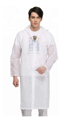 Imagen 2 de 5 de Capa Poncho Impermeable Lluvia Adulto Con Gorro