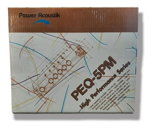 Ecualizador Power Acoustik Peq-5pm