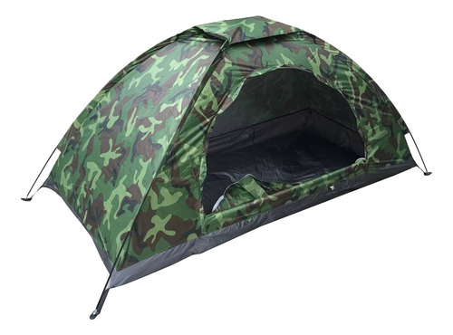 Imagem 1 de 7 de Ao Ar Livre À Prova De Vento Anti-uv Única Tenda De Camuflag
