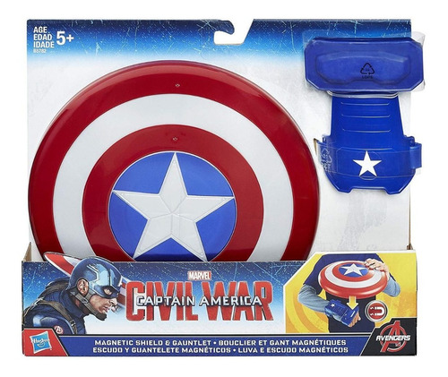 Avengers Capitan America Escudo Y Guante Hasbro 9643 Bigshop