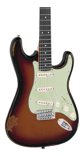 Guitarra Stratocaster Vintage V6mr Icon Sunset Sunburst