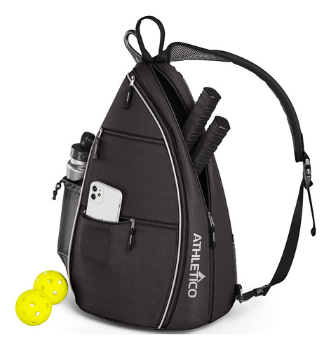 Sling Bag Mochila Cruzada Para Pickleball Tenis Raquetbol Y 