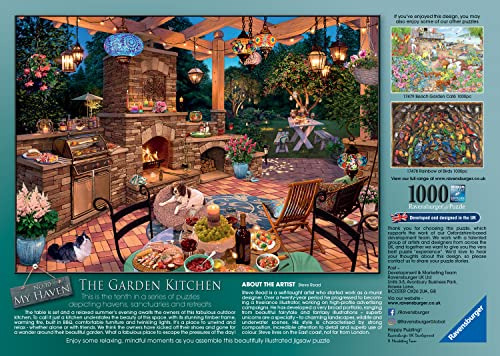 Rompecabezas Ravensburger My Haven No.10 La Cocina Del Jardí