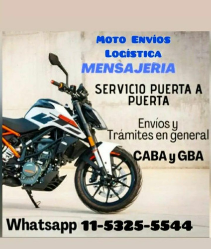 Motomensajeria// Envíos De Paqueteria// Logística Urbana