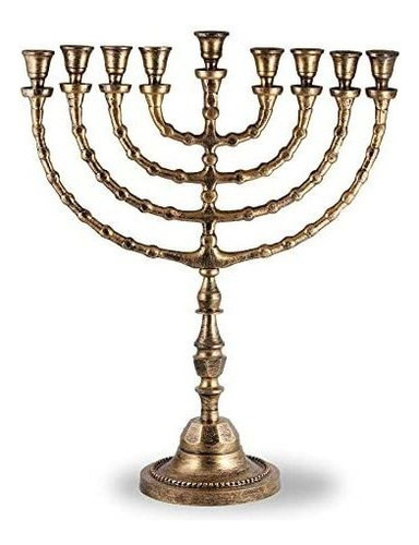 Zion Judaica X Large Traditional Menorah Utiliza Velas ...