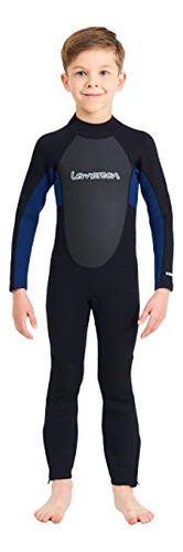 Lemorecn Trajes De Jóvenes 3-2 Mm Traje De Buceo Completo (4