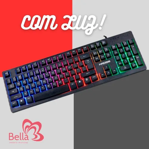配送員設置 Teclado Original Usb Njord Kross Fio C/ Jogos Para Gamer 快適グッズ・旅行小物