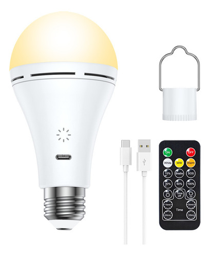 Bombilla De Carga Usb, Bombilla De Control Táctil E27