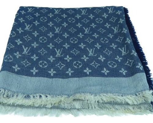 Louis Vuitton, Estola Monogram Shadow ( Azul Marino)